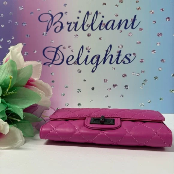 💖SUPER SALE QUILTED LONG FLAP WALLET - Picture 5 of 8